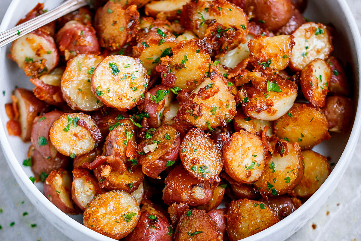 Roasted Garlic and Onion Potatoes 