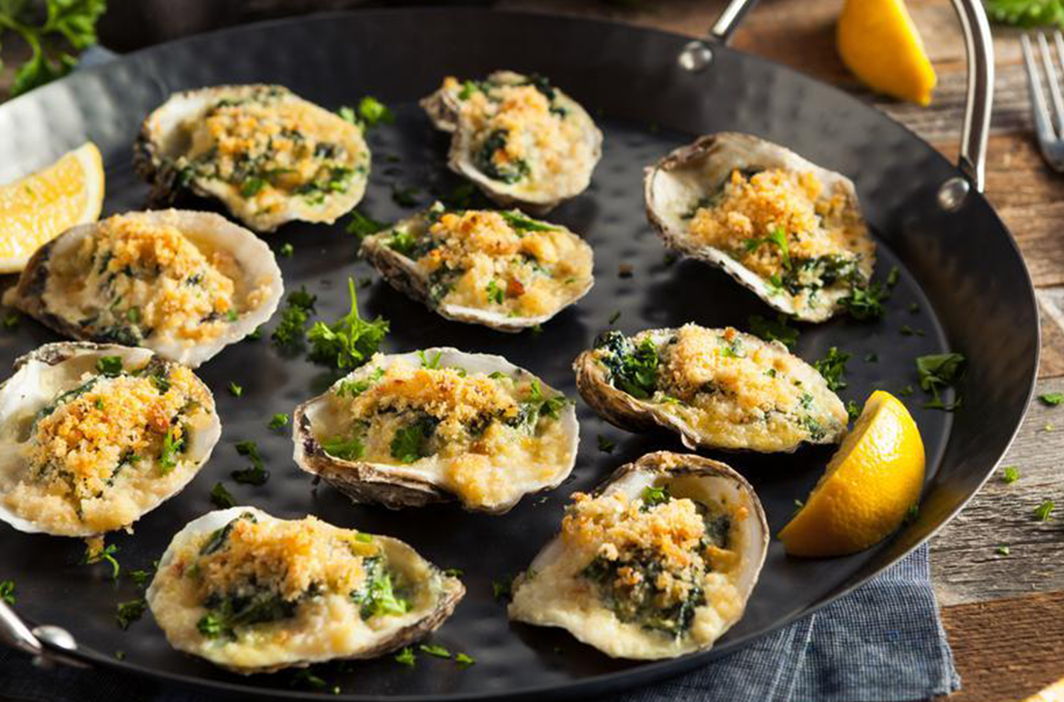 Oysters Rockefeller