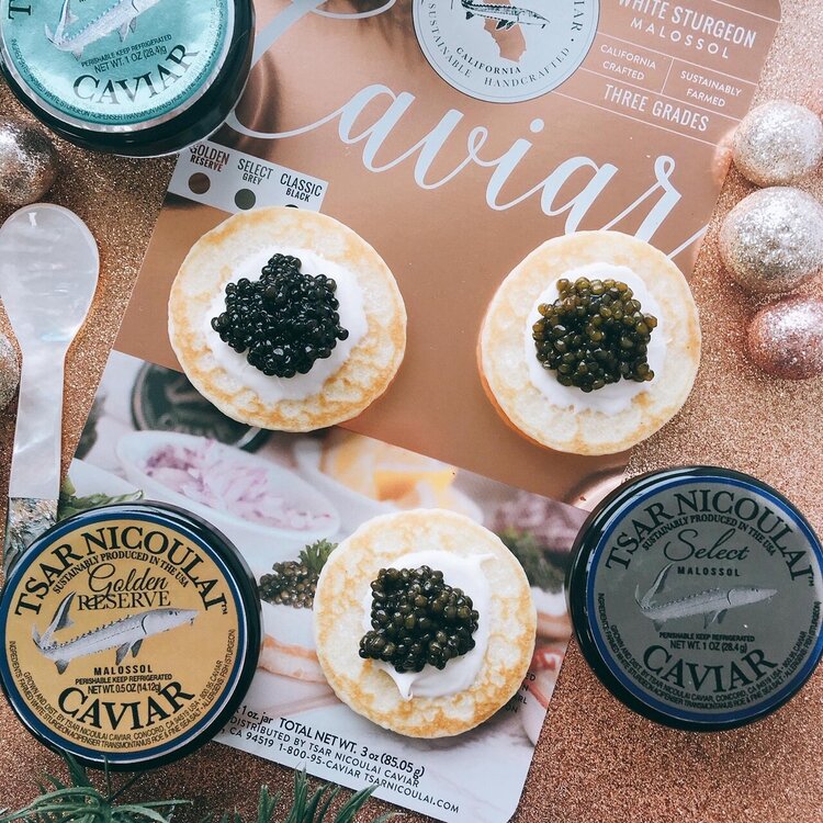 unique grades of caviar