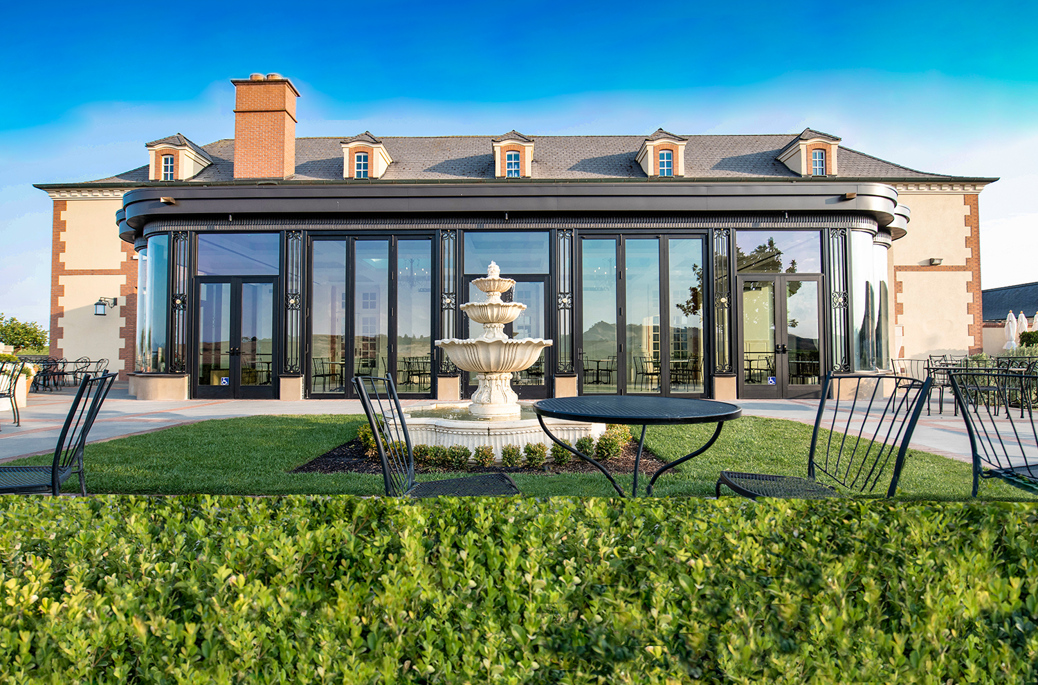 Domaine Carneros Jardin d'Hiver Glass Conservatory