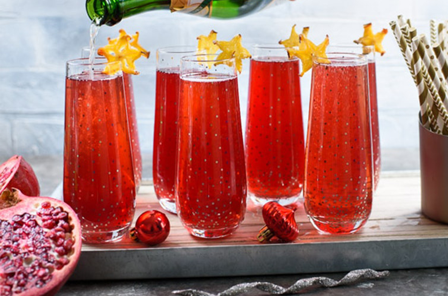 Sparkling Pomegranate Cocktail